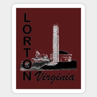 Lorton - Beehive Brick Kiln - Black Sticker